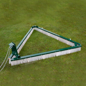 Triangular Towed Drag Brush for Artificial Grass